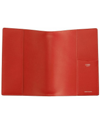 ブックカバー（文庫本サイズ）｜ペルラネラ　ブラック&times;レッド