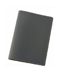 ブックカバー（文庫本サイズ）｜ペルラネラ　ネイビー&times;ダークブラウン