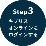 ステップ3　キプリスオンラインにログインする