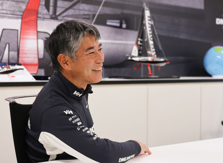 DMG MORI SAILING TEAM Skipper 白石康次郎さん