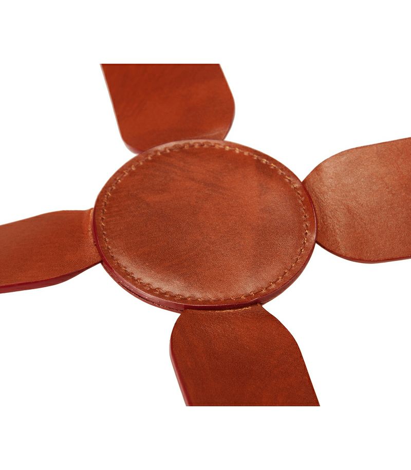 シラサギレザー ワインボトルケース｜チャ