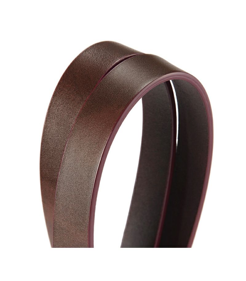 シラサギレザー ワインボトルケース｜チョコ