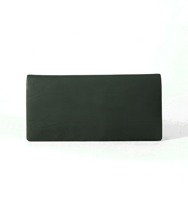 風琴マチ長財布｜レーニアカーフ｜ブラック