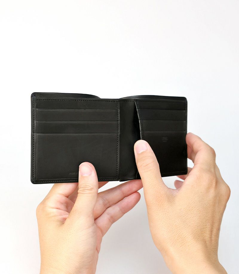 カード札入れ｜レーニアカーフ ｜ネイビー