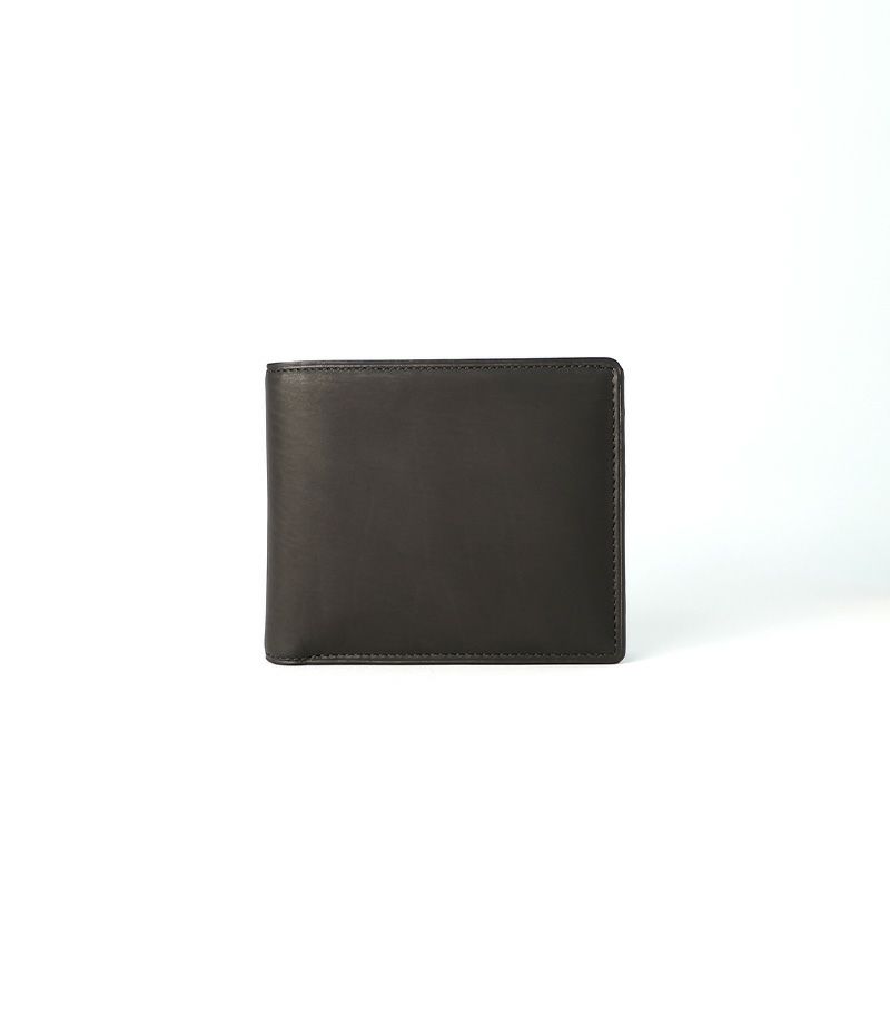 小銭入れ・ベロ付き札入れ｜レーニアカーフ ｜ブラック