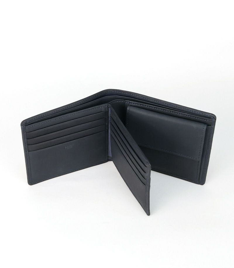 小銭入れ・ベロ付き札入れ｜レーニアカーフ ｜ブラック