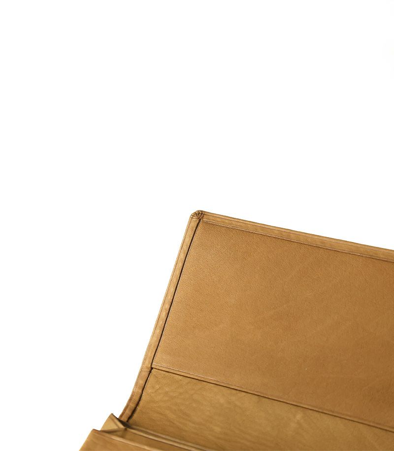 風琴マチ名刺入れ｜レーニアカーフ ｜ネイビー