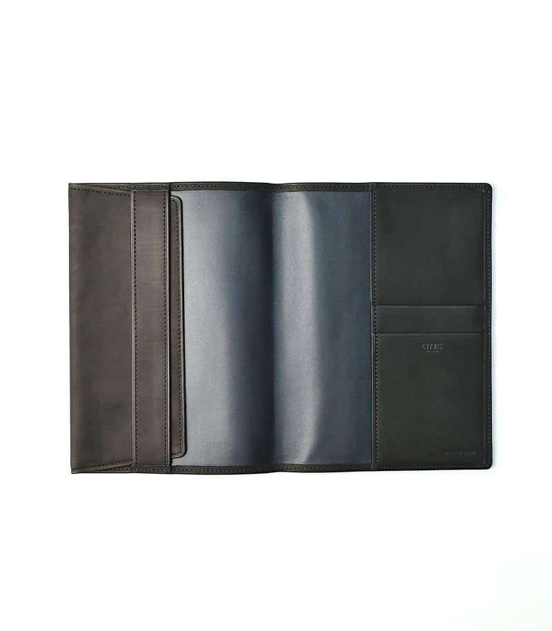 ブックカバー（文庫本サイズ）｜レーニアカーフ ｜ブラック