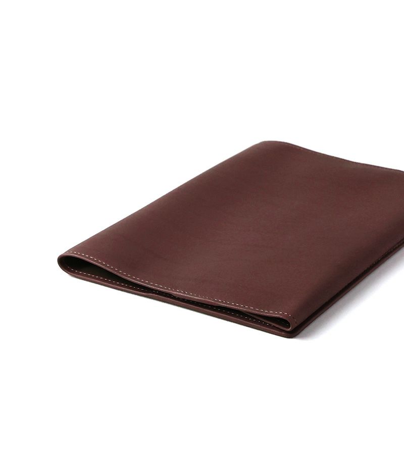 ブックカバー（文庫本サイズ）｜レーニアカーフ ｜ワイン