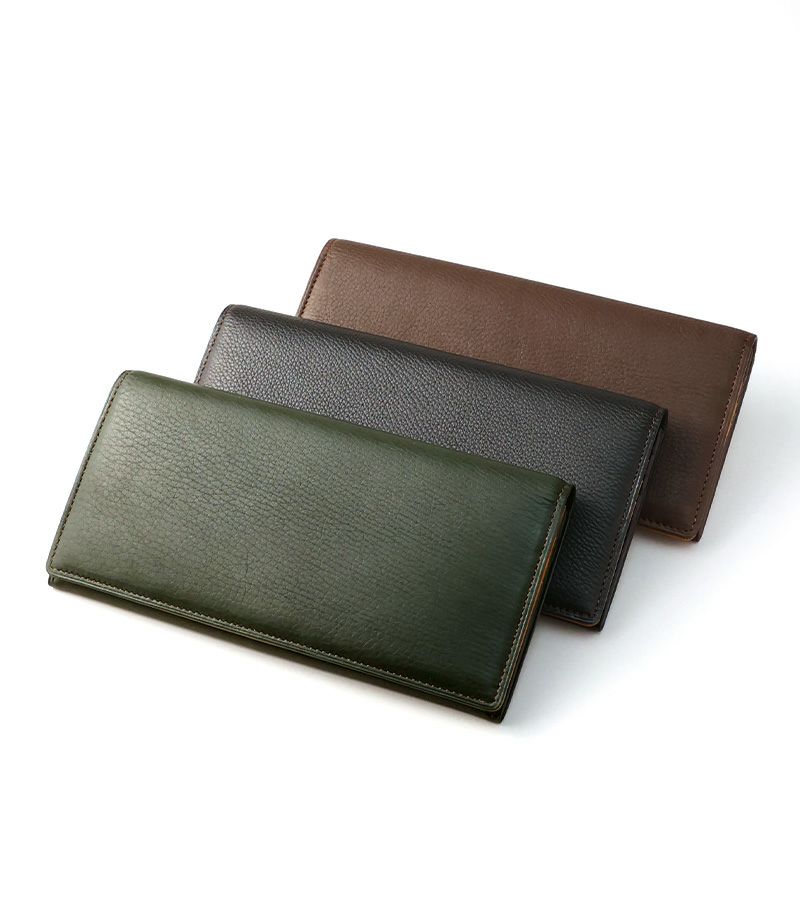 ファスナー付ササマチ長財布｜シルキーキップ |革製品CYPRIS（キプリス