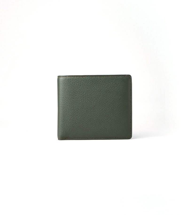 小銭入れ付き札入れ｜シルキーキップ ｜グリーン