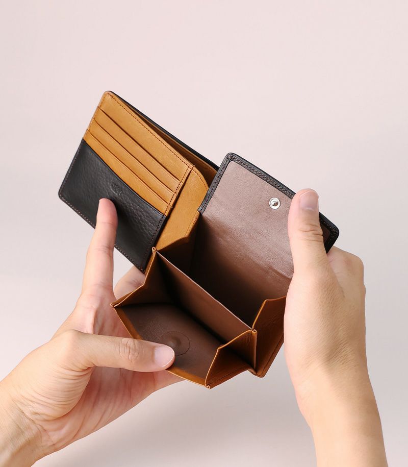メンズ2つ折り財布