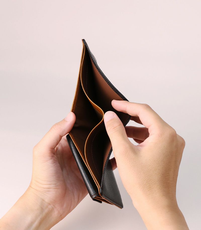 メンズ2つ折り財布