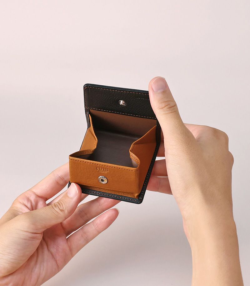  小銭入れ(ＢＯＸ型)｜シルキーキップ ｜グリーン