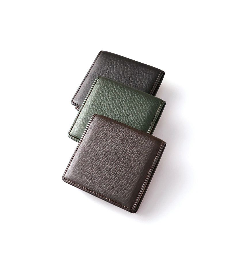  小銭入れ(ＢＯＸ型)｜シルキーキップ ｜グリーン