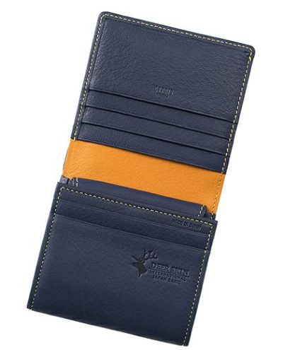 二つ折り財布(ＢＯＸ小銭入れ付き札入)｜ディアスキン２