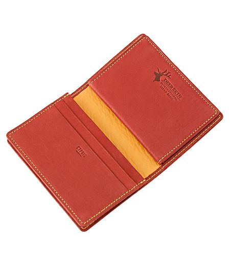 名刺入れ(通しマチ・パス入れ付)｜ディアスキン２