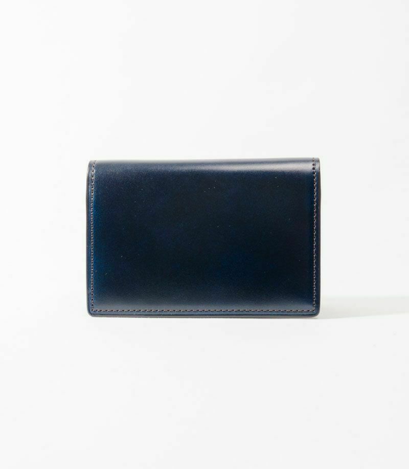 Through Gusset Business Business Card Case| Cordovan & Cirasagi Leather ...