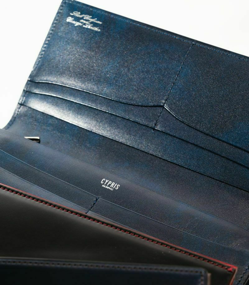 Sasamachi Long Wallet with Zipper | Cordovan & Cirasagi Sasamachi Long Wallet with Zipper | Cordovan & Cirasagi