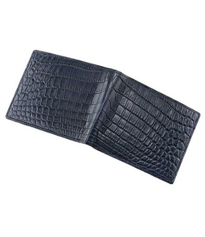 二つ折り財布(カード札入)｜マットクロコダイル