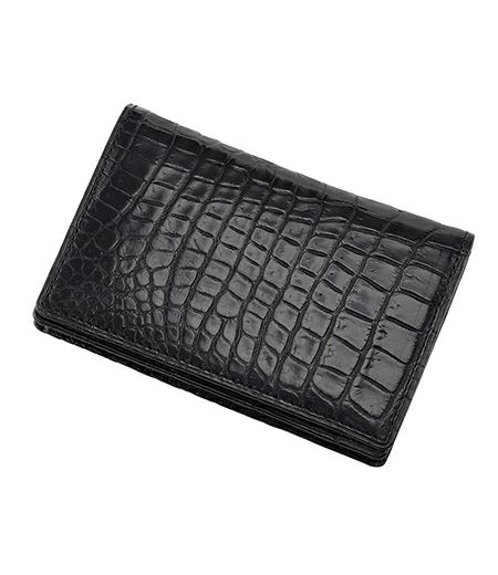 名刺入れ(通しマチ)｜マットクロコダイル