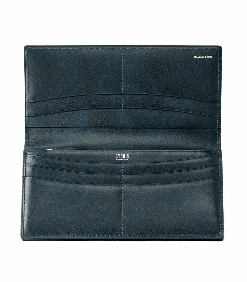 小銭入れ付き通しマチ長財布｜リザード |革製品CYPRIS（キプリス）公式  