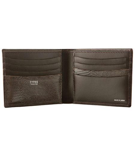 二つ折り財布（カード札入）｜ボックスカーフ＆リザード２