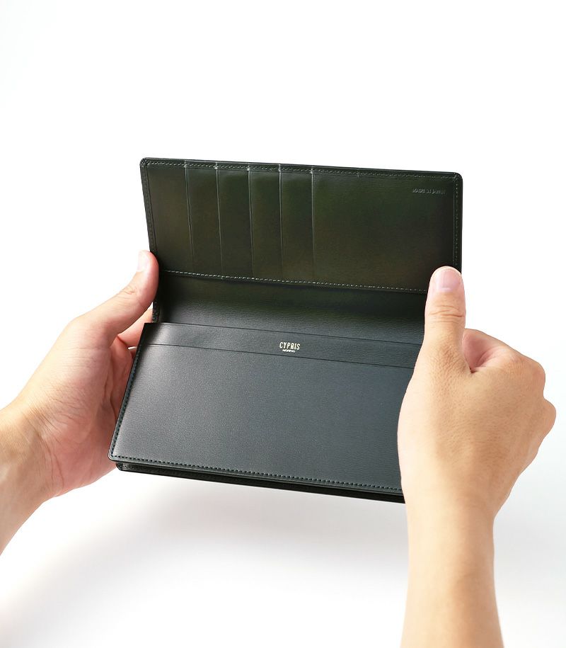 長財布(小銭入れ付き通しマチ束入)｜ボックスカーフ