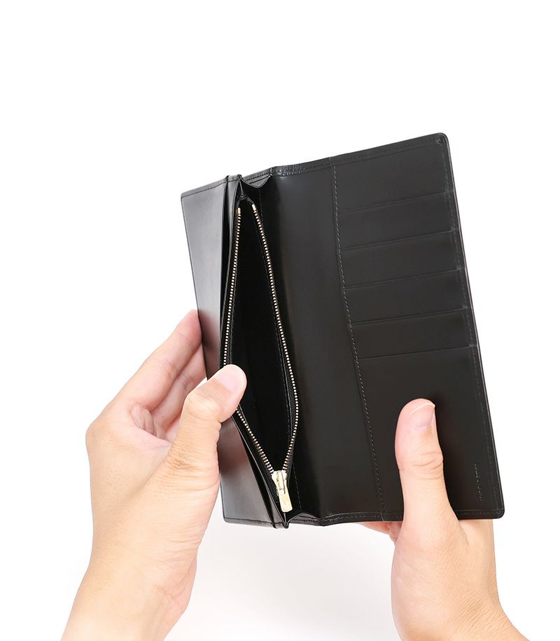 長財布(小銭入れ付き通しマチ束入)｜ボックスカーフ