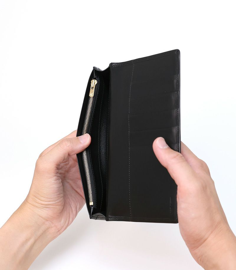 長財布(小銭入れ付き通しマチ束入)｜ボックスカーフ