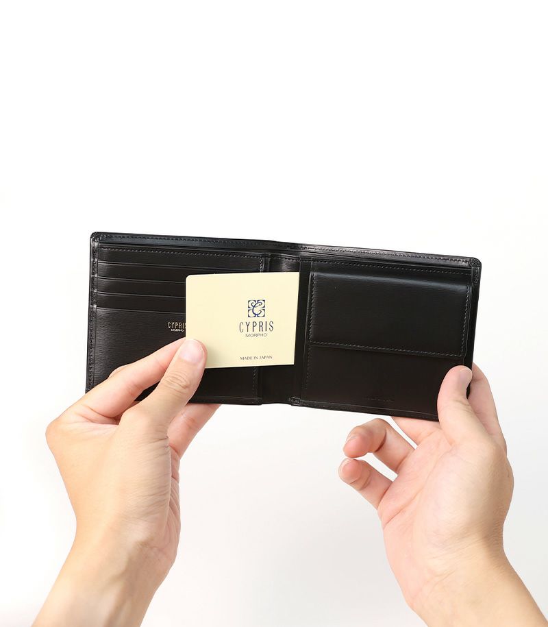 革財布メンズ,キプリス,革 二つ折り財布