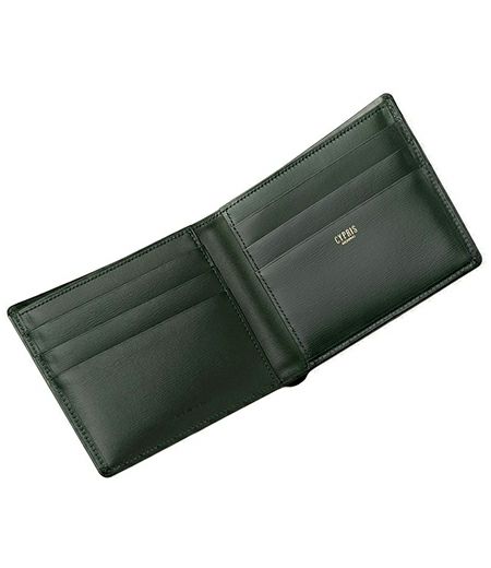 二つ折り財布(カード札入) レーニアカーフ 1113 (ネイビー) 限定製作
