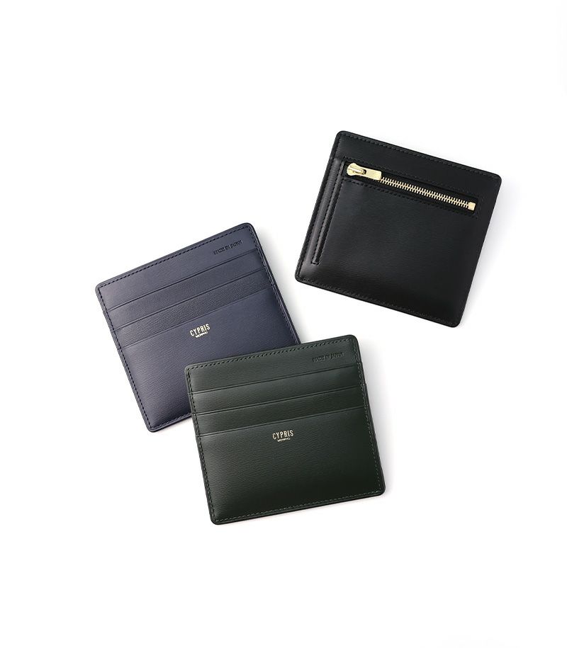 小銭入れ付きコンパクトカードケース（マネーフラップ）｜ボックスカーフ