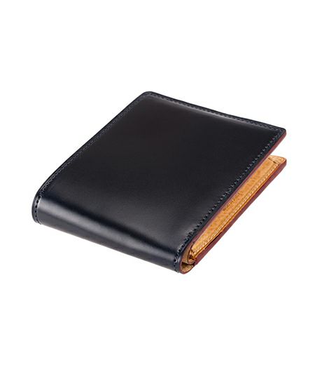 小銭入れ付き札入れ｜オイルシェルコードバン＆ヴァケッタレザー 