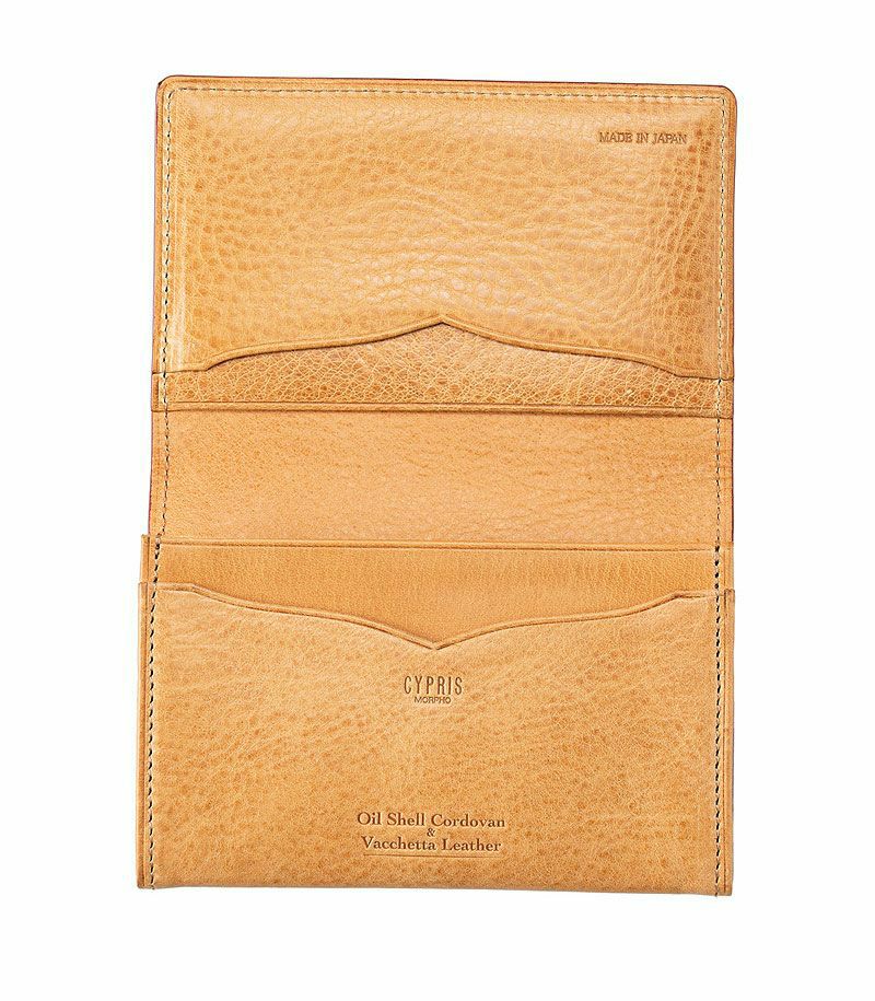 名刺入れ(ササマチ)｜オイルシェルコードバン＆ヴァケッタレザー