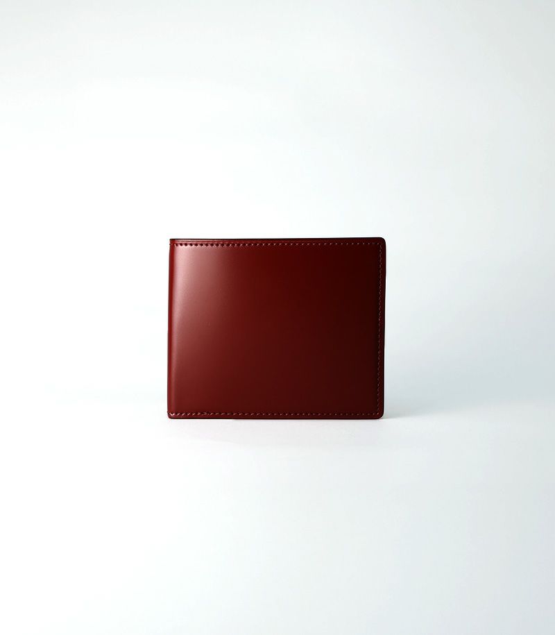 二つ折り財布(小銭入れ付き札入)｜コードバン＆ベジタブルタンニンレザー