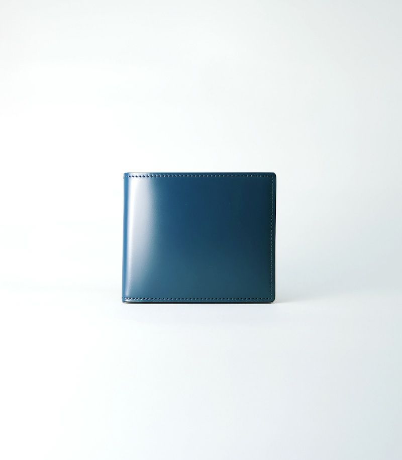 二つ折り財布(小銭入れ付き札入)｜コードバン＆ベジタブルタンニンレザー