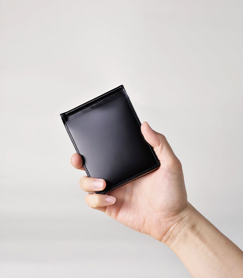 札ばさみ/マネークリップ（コードバン）