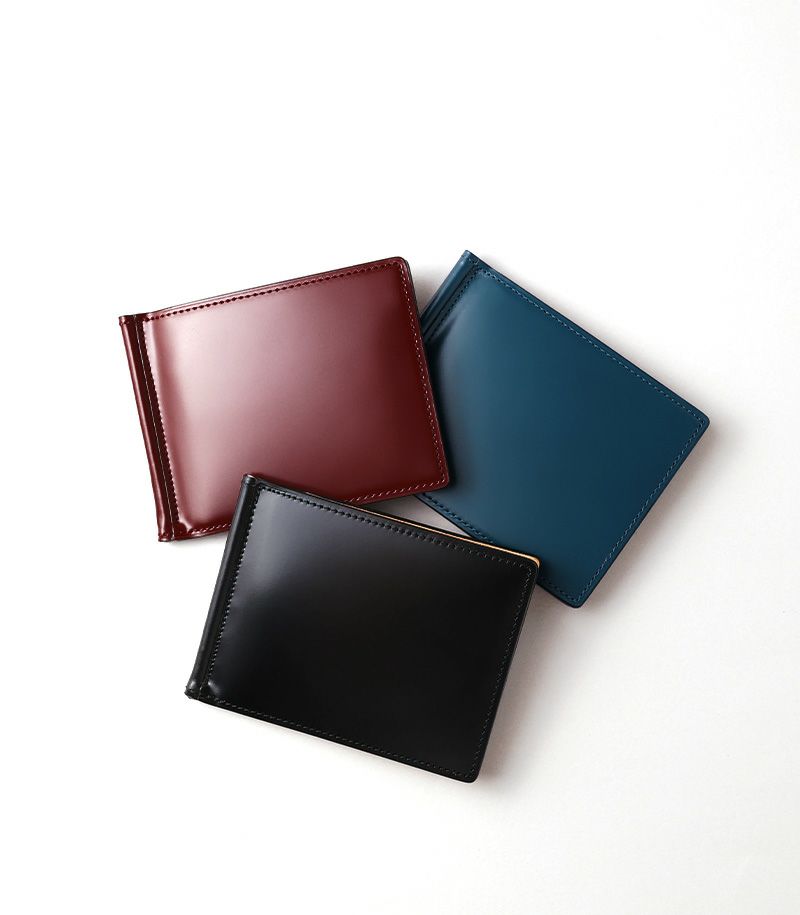 札ばさみ/マネークリップ（コードバン）