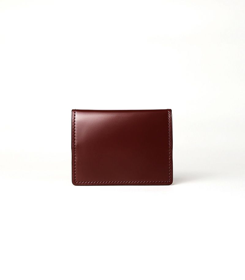 小銭入れ(ＢＯＸ型)｜コードバン＆ベジタブルタンニンレザー