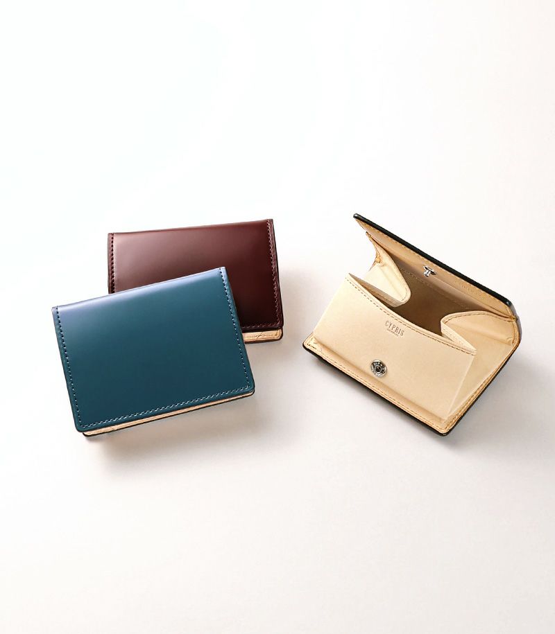 ボックス小銭入れ｜コードバン＆ルーガショルダー |革製品CYPRIS
