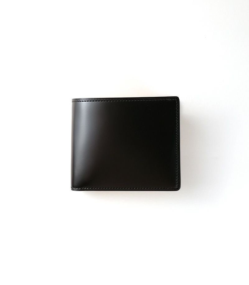 二つ折り財布(ベロ・小銭入れ付き札入)｜コードバン＆ベジタブルタンニンレザー