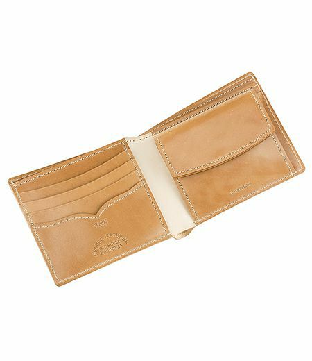 二つ折り財布(小銭入れ付き札入)｜オイルシェルコードバンナチュラルコレクション