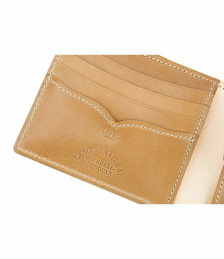小銭入れ付き札入れ｜オイルシェルコードバンナチュラルコレクション  