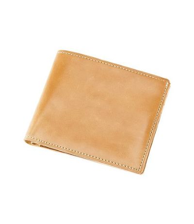 二つ折り財布(カード札入)｜オイルシェルコードバンナチュラルコレクション