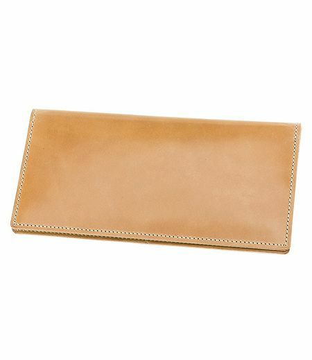 マチなし長財布｜オイルシェルコードバンナチュラルコレクション 