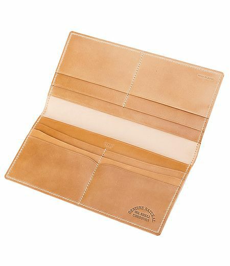 長財布(マチなし束入)｜オイルシェルコードバンナチュラルコレクション