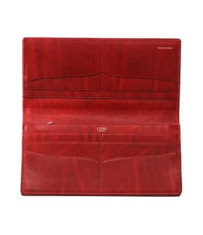 長財布(小銭入れ付き通しマチ束入)｜ブライドルレザー＆ルーガショルダー