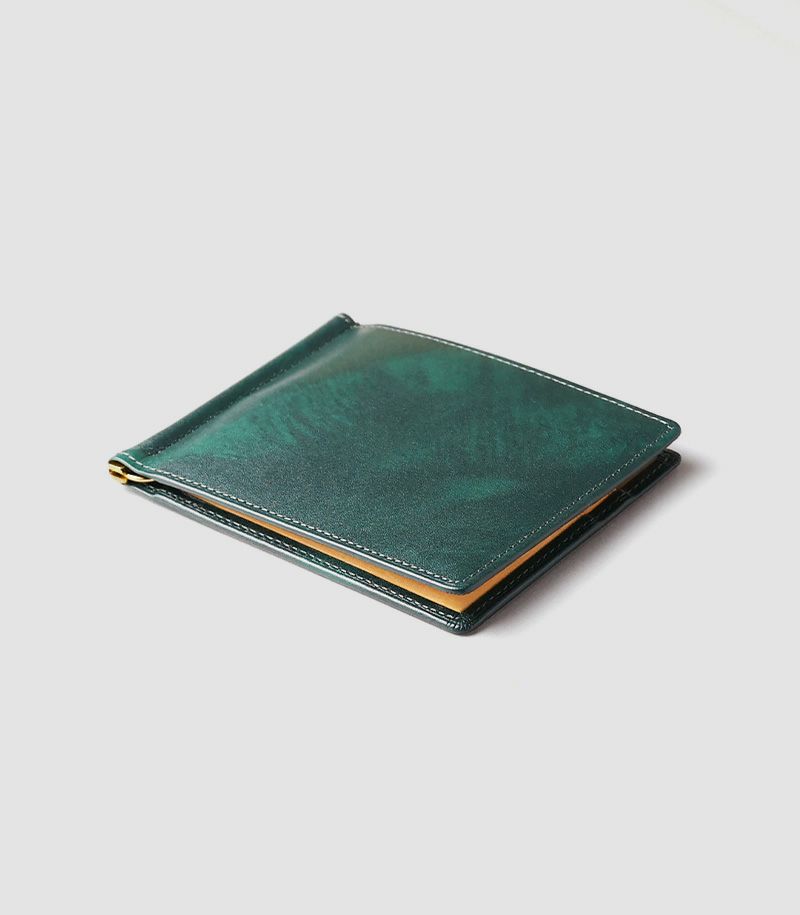 札ばさみ/マネークリップ｜シラサギレザー 