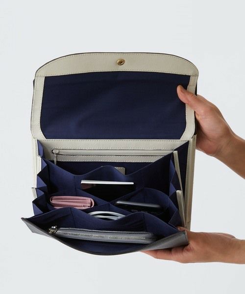 iPad対応Wかぶせクラッチ,旅鞄,レザーバッグ